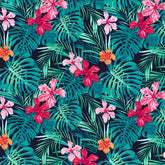 Aloha Hawaii Tropical Cotton Poplin Fabric